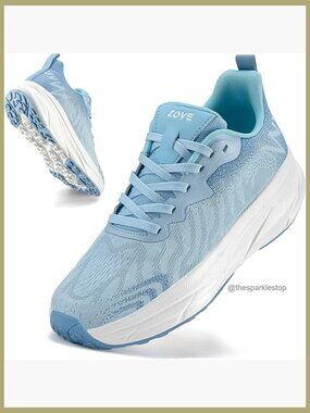 Women's Cushioned Running Sneakers Lightweight 3D Breathable Walking Shoes Arch